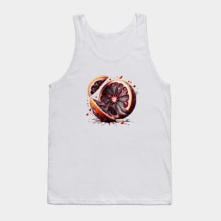 Surreal Blood Orange Tank Top